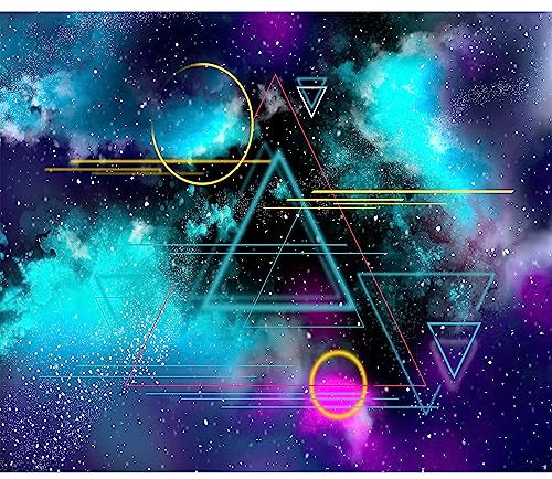 murando - Vlies Fototapete Galaxis 350x256cm Foto tapete Schlafzimmer Wohnzimmer Vliestapete XXL Wandtapete Motivtapeten 3d Effekt Wand Dekoration - Kosmos Galaxy Formen Kosmonaut a-A-10328-a-a