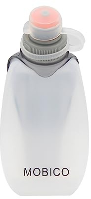 MOBICO Bouteille d'eau pour la course à pied, la course à pied, porte-bouteille d'eau sanitaire 250 ml, sans odeur, accès facile à une main pour les coureurs