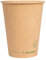 García De Pou 50 Unidades - Vasos De Papel 1 Pared 'Plastic Free' 360 Ml 300 G/M2 Ø9/6X11 Cm Marrón Cartoncillo