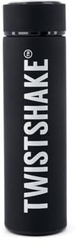 Twistshake für Babynahrung, Edehlstahl, Für Warm und Kalt Getränke, Schwarz, 420 ml