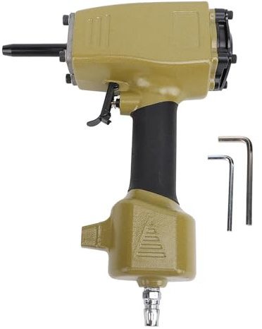 Extracteur de Clous Pneumatique, Cloueuse Professionnelle à Poinçon Pneumatique Robuste, Outil de Poinçonnage D'ongle D'extracteur de Clou D'air, Denailer Enlève Clous 1,5 à 4 Mm