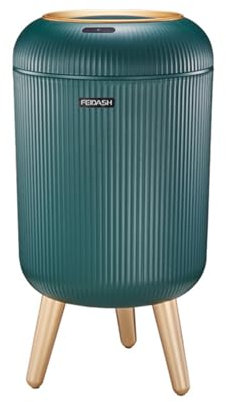 KAHDGSS Poubelle Intelligente 9 5 L/10 L Couvercle Semelle Capteurs Automatiques Distributeur Poubelles Poubelle Électrique