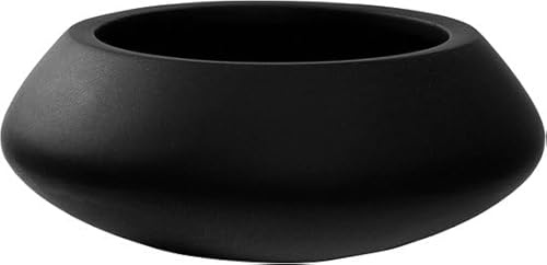 Pottery Pots Keramiktöpfe Pflanzschale Tara Schwarz D 30 cm H 12 cm