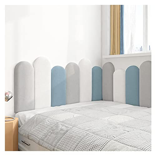 Wandpaneel Zum Abziehen Und Aufkleben, Gepolstertes Wandaufkleber-Kopfteil, Selbstklebender Wandschutz, Dekor Für Zuhause