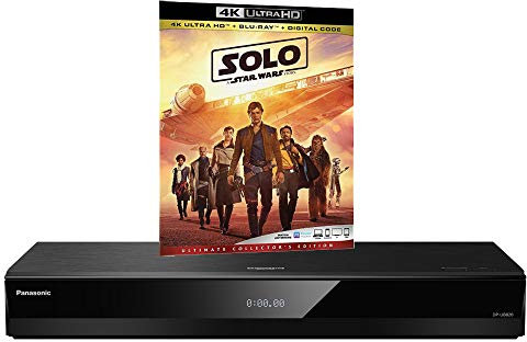 MULTIREGION Blu-ray Player Compatible with Panasonic DP-UB820 MultiRegion Blu-ray Region A, B & C - DVD Regions 1-8 - Bundle Including Solo - A Star Wars Story 4K UHD Disc