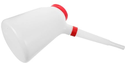 PRETYZOOM Lata De Aceite Para Automóviles y Embarcaciones Con y Escala De Medición Contenedor De Aceite De Plástico De Dispensador Para Repostaje