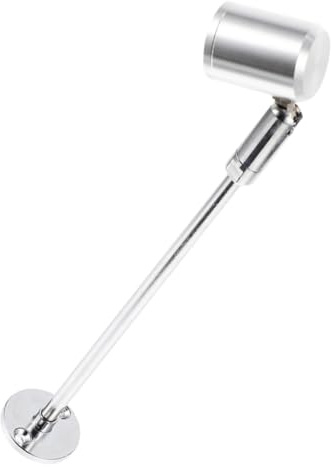 Mikinona Petit Projecteur Led 1w 265mm Naturel Blanc Pour Présentoir Bijoux, Spot Intérieur Compact En Métal Argenté, Éclairage Ciblé D’armoire, Usage Exposition Vitrine Bijouterie