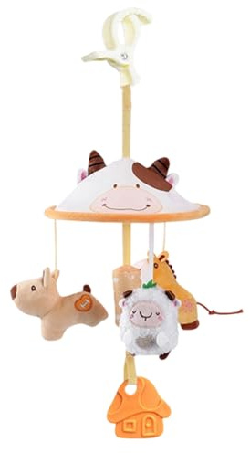 Genérico Juguetes para Silla De Coche Bebés - Juguetes Colgantes Musicales Infantiles,Compañero De Viaje, Accesorios para Cochecito para Bebés, Niños Y Niñas