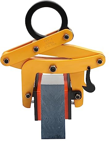 Bordsteinzange Steinheber Verstellbar 0-6.5cm 320kg Tragkraft, Kran Steinzange Versetzzange Hebezange für Randstein Pflasterstein Transport und Heben