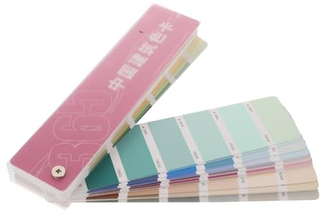 Carte de Peinture Nuancier 365 pour Bâtiment Couleurs Standard | Plastique et Papier, Portable et Pratique, pour Professionnels et Bricoleurs