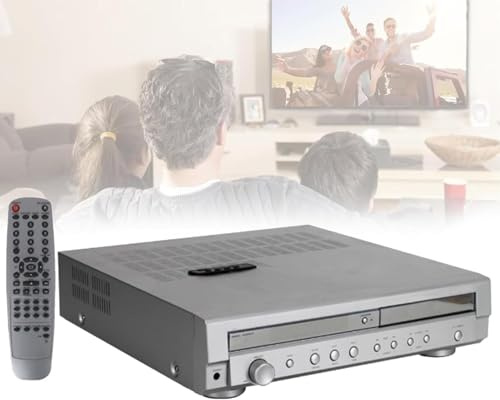 Amplificateur home cinéma 5.1 canaux, lecteur DVD, avec télécommande, fonction son surround, prise en charge USB/DVD/VCD/Opt/Coax, 2 jeux d'entrées audio, contrôle du volume, pour la maison, le cinéma