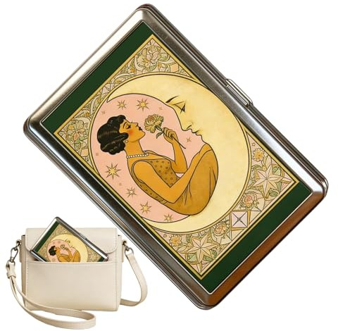 Portafoglio Metallico Metal Card Case - antifurto sottile vintage | Porta Carte di Credito in Alluminio | Adatto Per Denaro Contante, Ricevute, Uomini, Madri, Fidanzate, Pendolari, Viaggi, Università