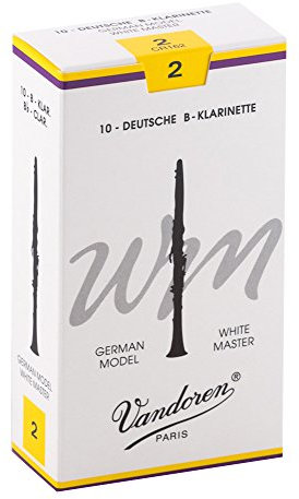 Vandoren Blätter B-Klarinette Deutsch 2,0 White Master