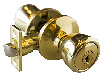 Design House 728295 Terrace - Pomo para puerta de entrada (6 vías, latón pulido)