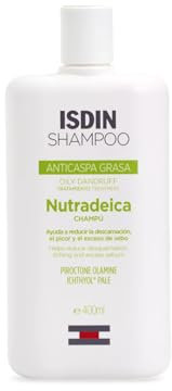ISDIN Nutradeica Champú para Caspa Grasa, 400 ml
