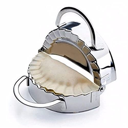 Noondl Dumpling Maker Mould Simple Pastry Moulds Press Jamaican Pastry Maker Mould Meat Pie Cutter Made of Heavy Duty Bakeware