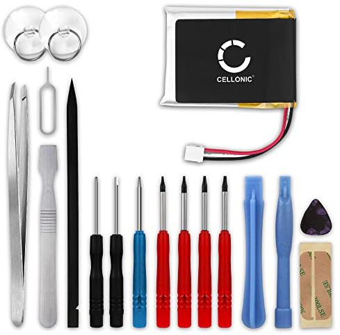 CELLONIC, Batteria per Smartwatch e Braccialetto Fitness compatibile con Suunto Ambit 3, Ambit 2, Ambit 2S (240mAh, 3.7V) + Set di strumento Batteria di Ricambio PR-382530