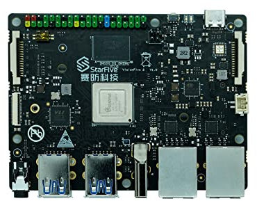 youyeetoo StarFive VisionFive2 RISC-V Single Board Computer, 4G Early Bird, StarFive JH7110 with RISC-V U74, Dual LAN Port with 2 x 1Gbit (Version B)