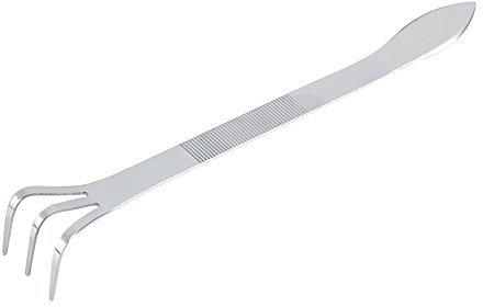 HERCHR Râteau à Griffes de Jardinier, Petit râteau de Jardin à 3 Dents pour ameublir Le Sol, désherber et Creuser, 24 cm