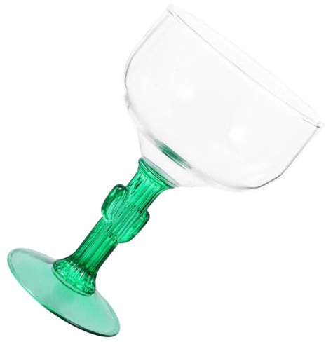 PRETYZOOM 1pezzi Bicchiere Da Margarita Forma Di Cactus Bicchiere Da Bevanda Bicchiere Da Bere Decorazione Da Scrivania Bicchiere Da Vino Per Feste