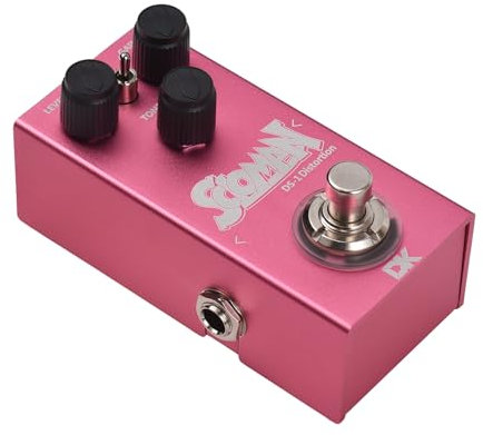 Sunydog NEU Soloman Distortion Pedal E-Gitarren-Effektpedal True Bypass Metallgehäuse DC 9V 6.35mm Input/Output Interface Mini Guitar Distortion Effector