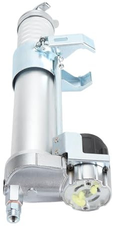 FTVOGUE Fettpressen-Adapter für Elektrische Bohrmaschinen aus Aluminiumlegierung, 600 Cc, 12.000 Psi, Geteilter Fettpressenkopf-Satz für Bohrgeschwindigkeiten von 1.000 U/min Bis 2.000