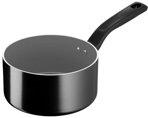 Lagostina Goccia Casseruola manico lungo 18 cm, Rivestimento in Ceramica Antiaderente, Scorrevolezza Ottimale, Pulizia Facile, Ecologica, Thermo-Signal, Sicura, Compatibile con Induzione