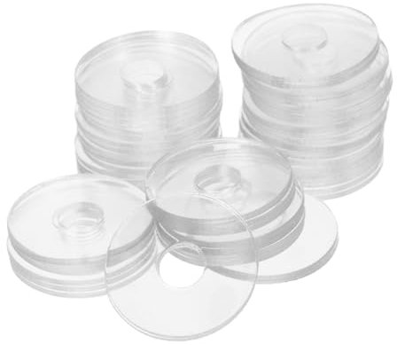 ROMISBABA 50 Piezas Juntas de Vinilo Transparentes para Tornillos, Arandelas Planas Anti- para Reparación y Sustitución de Componentes en Puertas de Ducha y Bricolaje