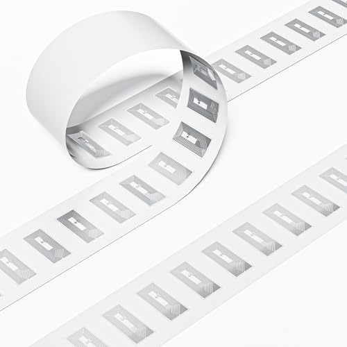 10 stycken NFC NTAG213 självhäftande etiketter, 144 byte minne, fungerar med alla NFC-kompatibla smartphones och enheter