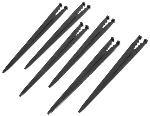 Abaodam Estacas de Riego para Tierra 100 Piezas Plástico Negro