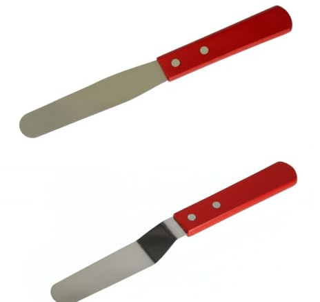 2PCS Palette Knife Set – 6” Offset & Straight Icing Spatulas for Cake Decorating – Stainless Steel Cake Spreader Tools with Wooden Handles – Baking Tools for Pastry, Cookies, Cupcakes