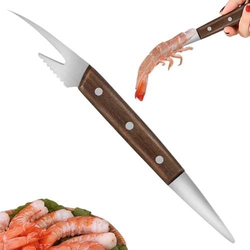 Pelador de Gambas | Cortador De Gambas | Herramienta De Preparación De Mariscos Portátil Para Cocina, Para Ensaladas De Y Pescado, Uso En Restaurantes Y Cocina Casera