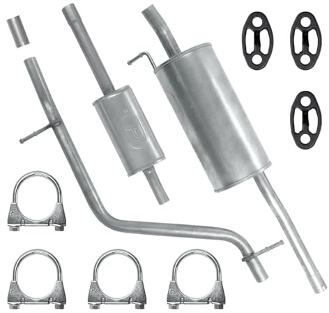 POLMOstrow Auspuff für Dacia Logan 1 I 2007-2013 | Mitteltopf und Endtopf, Motoren: 1.4 - 1.6, Kombi