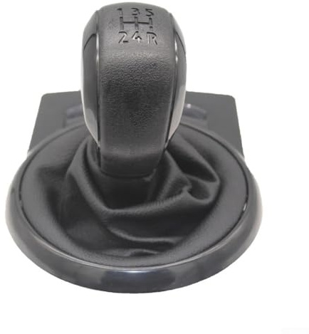 WIIYENA Pomo de palanca de cambios de 5 velocidades, ABS + piel sintética, para Citroën C2 C3 para C4 Mk1 2004-2008