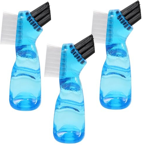 Warmhm Spazzolino e Design Miniatura in Pp e Fibra Portatile 3 Pezzi Setole Fini per Protesi Dentaria la Pulizia in Viaggio