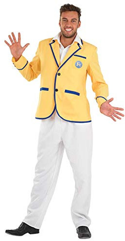 Fun Shack Mens Holiday Camp Fancy Dress Costume, 80s Fancy Dress Men, 80s Costume Men, Halloween Costumes For Men Medium