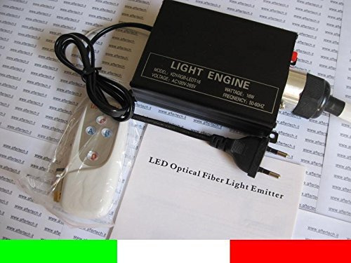 Aftertech® KIT EMISOR LED 9W BLANCO FRIO PARA LUZ FIBRA OPTICA PARA CIELO ESTRELLADO