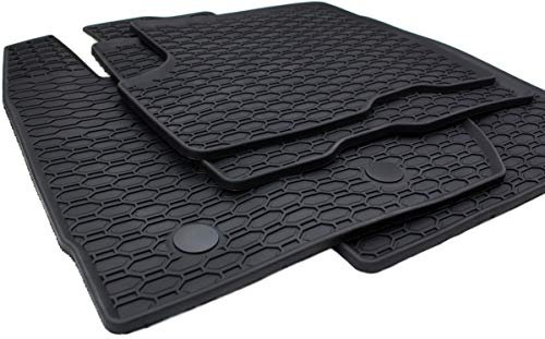 Kfzpremiumteile24 Gummimatten Kompatibel mit Duster 2010-2018 Premium Qualität Fußmatten Gummi Schwarz 4-teilig