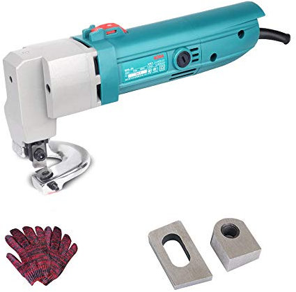 Toplionace 220V Électrique Ciseaux de Cisaillement Électrique Grignoteuse Plaque D'acier en Tôle Ondulée Fer Feuille Matériaux Cutter 380W 1800RPM
