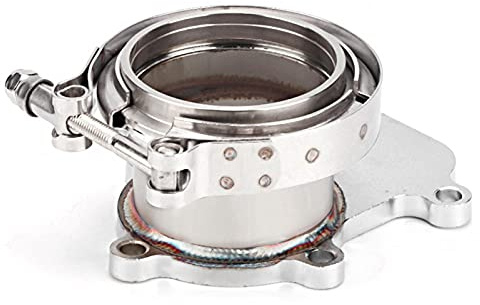 holset hx35 flangia, hx35 a hx40 sostituzione per Holset WH1C HX35 HX35W Downpipe Turbo flangia a 3 pollici V-band adattatore