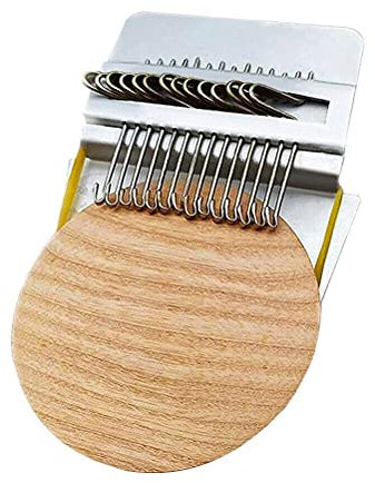 Kleines Webwerkzeug vom Typ Webstuhl-Speedweve, DIY Stopfwerkzeuge mit Kunststoffscheiben 14/28/42 Haken, Holz Praktische Stopfmaschine Webstuhl Mini Rainbow Webstuhl Flechten Patching Machine