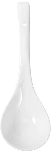 BESTonZON Cucchiaio Da Zuppa Ceramica Cucchiaio Per Uso Domestico e Ristorazione Utensile Pratico e Facile Da Pulire Design Ergonomico e Leggero Adatto Per Zuppe e Porridge