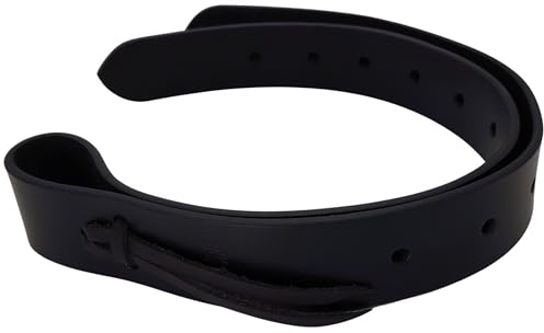 BlazingPaws Premium Top Grain Harneto Leather Western Horse Saddle Latigo, Off Billet, Cinch Straps in 6 Ft, 2 Ft, or 18 Inch Sizes, in Single and Double Ply