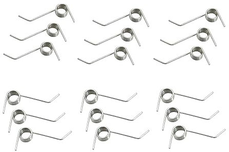 SECURA 18x Federzinken Set kompatibel mit WOLF-Garten VA 389 B 16AHHJ0H650 Vertikutierer