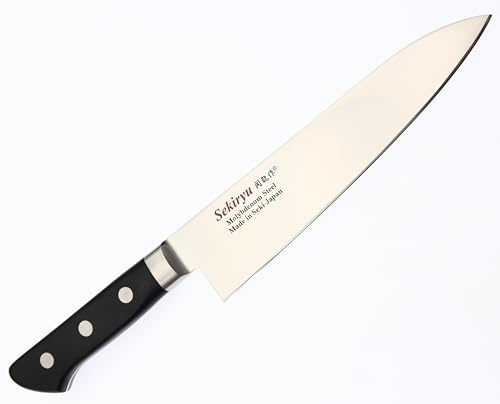 SekiRyu COCKTAIL7 Coltello Professionale da Cuoco Giapponese in Acciaio al Molibdeno Lama 18 cm, Coltelli da Cucina Prodotto in Giappone