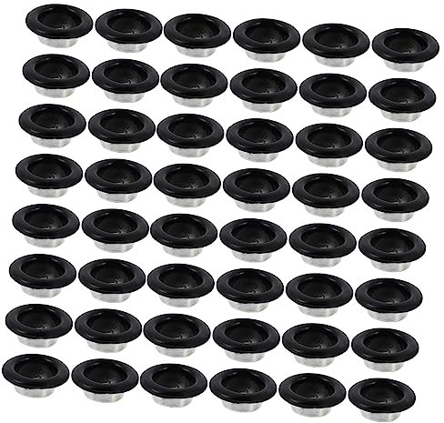 VILLFUL 200 Pezzi Occhiello in Metallo Guarnizione Ad Anello Bottoni Automatici Facili Da Installare E Staccare