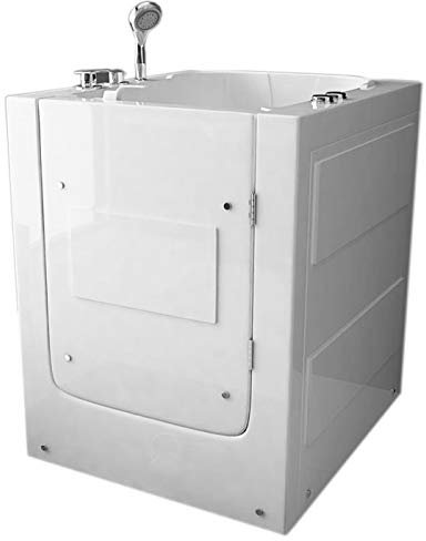Simba Srl Hydromassage Badewanne mit Tür 93 x 83 x h100 cm - Florida