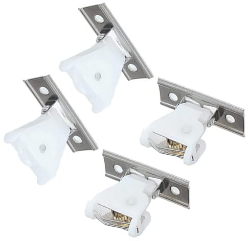 PRETYZOOM Roman Shade Cord Locks Window Blind Cord Locks Kit with Pulleys Plastic Accessories for Smooth Curtain Operation Child Safe Control