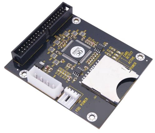 Adattatore da scheda di memoria a 8,9 cm 40 pin maschio, adattatore IDE da 5 V, supporta fino a 128 GB SDXD Card Memory Card a IDE Hard Disk Drive Adapter