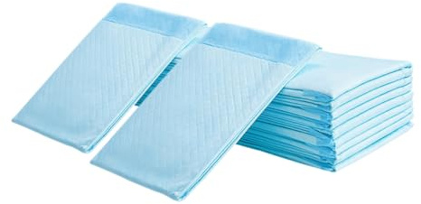 Toddmomy 100 Stück Einweg Wickelunterlage aus Saugfähigem Vliesstoff mit Auslaufsicherem Design für Zuhause und Unterwegs Geeignet für Kinder und Senioren